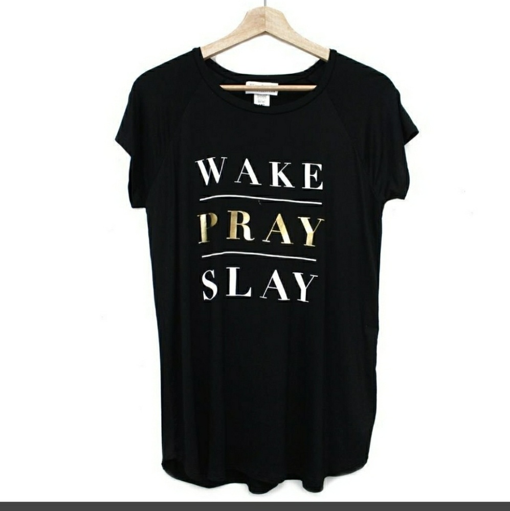 Wake Pray Slay comfy tee - Picture 1 of 2